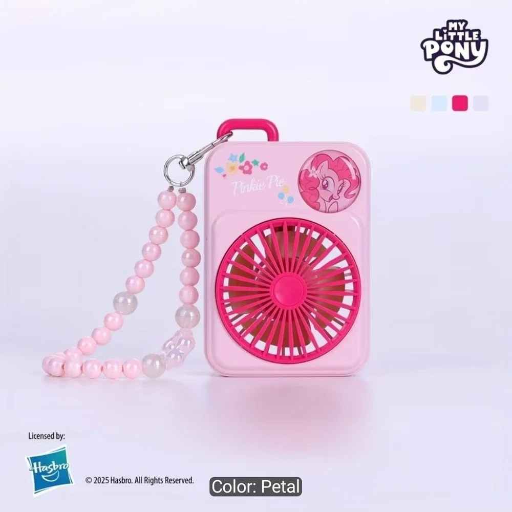 My Little Pony Flower Bead Chain Mini Fan Portable Handheld MLP PINKIE PIE Pink‎